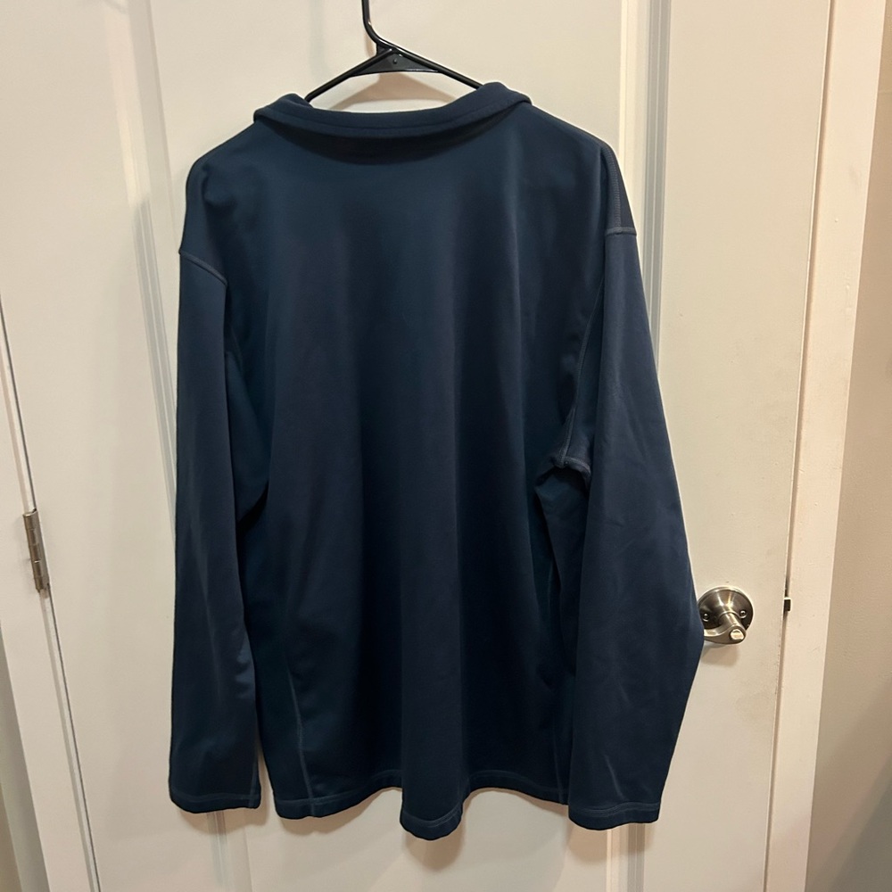 The North Face Blue Quarter-Zip Pullover Shacket Gorpcore Men’s Size XXL - Picture 3 of 4